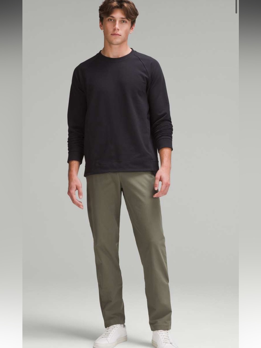 132. Lululemon $128 ABC Classic-Fit Trouser 32" *Warpstreme Army Green NWOT 36